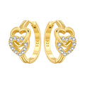 Original 2026 S925 Sterling Silver Zircon 18K Gold Lining Vintage Hoop Earrings for Women Birthday Party Wedding Gift Jewellery
