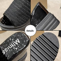 Aphixta 12cm High Heels Wedge Slides Sandals Height Increasing Summer Women Shoes Breathable Mesh Woman Wedge Slippers