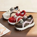 2026 8cm 3inch leather Women Causal Shoes Comfortable Non Slip Platform Sneakers Casual Shoes Chunky Office Everyday Wear