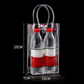The New Transparent PVC Handbag Large Capacity Multi-purpose Gift Bag Plastic Candy Bag Gift