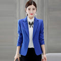 Autumn Winter Spring Women Blazers Fashion Luxury Suit Jackets Notched Outerwear Elegant White Tops Elegant Office Tailored Coat