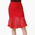 Women Summer New Casual Patchwork lolita Lace Pencil Skirt high waist skirt faldas plus size skirt