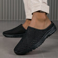 Women Sandals Summer For Lazy Bag-Toe Half Slippers For Women Wearing Summer Mesh Women Walking Sandals Large Size Comfortable Sports Breathable New