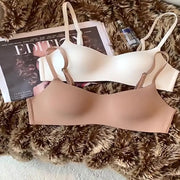 2024 Polyester Wireless Underwear Comfort Soft Seamless Women'S Bra Beauty Back Support Lingerie Push Up Underwear Female