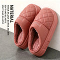 Anti Slip House Slippers for Elderly Men Women Winter Warm Plush Thick Sole Indoor Shoes Senior Safety Cotton Footwear Gifts