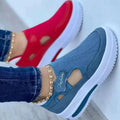 Red Casual Shoes, WOMEN'S Breathable Fashion Brand, Summer WOMEN'S Sandals Platform, Vulcanized Shoes, WOMEN'S New Sports Shoes