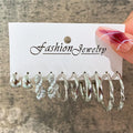 Fashion Geometric Hoop Earrings Set for Women Vintage Bohemian Pearl Gold Color Round Earring Punk Daily Wear Jewelry Gifts 2025