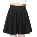 Women's Skirt Women's Red Stretch Skirt for Spring and Summer, High-waisted Design To Prevent Exposure, with Pleated Detailing.