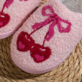 Fashion Cute Bow Cartoon Women Slippers Comfort Indoor Bedroom Breathable Anti-slip Casual Couple's Home Shoes Party