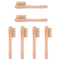1-6Pcs Cleansing Face Brush Wooden Animal Hair Facial Deep Cleansing Massage Care Tool Face Washing Product Skin Care Brush