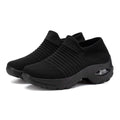 Women Sneakers Summer Fashion Black Sports Casual Shoes Breathable Mesh Lightweight Air Cushion Non-Slip Running Shoe Zapatillas