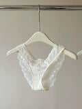 Women French Half Cup Bra Set Thin Cup Minimizer Soft Underwire Anti Sagging Side Boob Control Sexy Intimates Lingerie 32-38