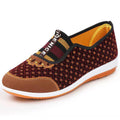 Women's Casual Cloth Sneaker Solid Color Breathable Sports Shoes Suitable for Walking Camping