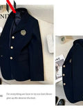 Spring Autumn Elegant Women's Blazer Korean Fashion Women Jacket Vintage Luxury Female Coats Splice Office Fashion Lady Clothing