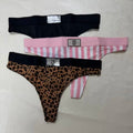 Victoria Secret Hot Shine Script Thong Panty Women Sexy Underwear Lingerie VS