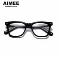 Women Designer Optical Frame Vintage Square Acetate Glasses Frame Brand Designer Men Women Prescription Eyeglasses Optical Blue Light Spectacles JMMHBRX Gafa
