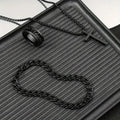 Hip Hop Fashion Cross Pendant Necklace Bracelet Chain Ring Men's Set Simple Personality Party Three Piece Jewelry Accessories