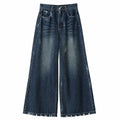 Women High Waisted Jeans Pants CHIC VEN New Women Denim Pants Blue Loose Casual High Waisted Female Wide Leg Jeans Ladies Trousers Spring Autumn 2026