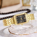 Slim Strap Rhinestone Quartz Watch Leaf Design Square Dial Women Quartz Watch Small Dial Pull Adjustable Rhinestone Watch