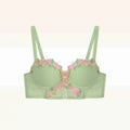 Lingerie Sexy Thin Lingerie Lace Embroidery fFower Underwear Bra Underwear Set French Sweet Girlish Bra And Panty
