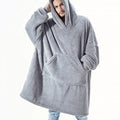 10 Colors Fleece Unisex Loose Hooded Coats Autumn Winter Add Velvet Lover Men And Women Pullover Sweatshirt FYY-9008