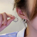 2025 New Fashion Trend Unique Design Elegant Exquisite Irregular C Shape Earrings Female Jewelry Party Premium Gift Wholesale