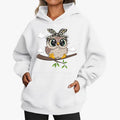 2025New Cute Owl Design Women Hoodies American Style Casual Hoody Autumn Hip Hop Hoodie Casual Fleece Clothing Female Sweatshirt