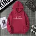 2025 Winter New Women's Hoodie High Street Unisex Style Double Pockets Sweatshirts Outerwear Plus-Size Women's Clothing CYXX247