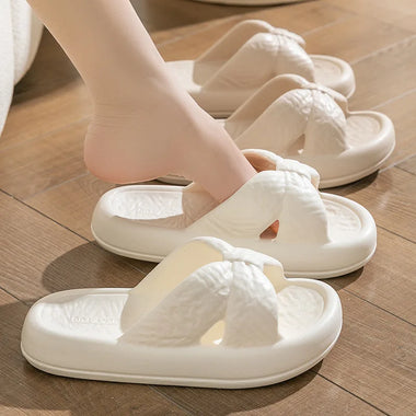 Women Soft Sole Cloud Slippers Thick Platform Indoor Outdoor Beach Sandals Summer EVA Non Slip Flip Flops