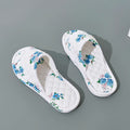 Women Home Slippers Soft Cotton Floral Floor Shoes Antislip Bedroom Slippers Lightweight Couple Slippers Fashion Women Shoes