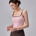 Women's Pilates Yoga Vest Push-Up Tank Top Hollow out Breathable Sports Bra Fitness Gym Yoga Vest Sexy Running Sportswear