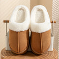 Soft High Thick Sole Women's Slippers Boot Comfy Winter Outdoor Warm Couples Indoor Fashion Wear Anti-slip Simple Fuzzy Shoes