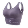 D-Shaped Women's Seamless Deep U-Shaped Back-Shaping Tube Top Breathable Yoga Sports Bra Without Steel Ring All-Match Base