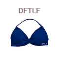 DFTLF Sports Strappy Bra Women Halter Thin Strap Seamless High Support Breathable Soft Push Up Yoga Pilates Gym Workout Fitness