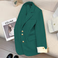 Spring New Fashion Women’s Casual Elegant Trendy Solid Color Single-breasted Long Sleeve Suit Blazers Female Clothes Coats Tops