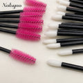 Wholesale 50PCS Disposable Eyebrow Eyelash Brushes Lip Brush Mascara Wand Makeup Applicator Kit Eyelash Extension Tool
