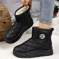 Leisure style women's ankle boots, with a three-dimensional quilted design, trendy street-style boots, women's casual boots