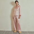 30 Momme Heavy Silk Pajama Set Women  Sleepwear Luxury Autumn Winter Warm Long Sleeve Nightwear Gift Two Piece Suit