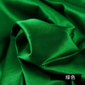 Satin Fabric By The Meter High Grade Crystal Satin Fabric Glossy By The Meter for Clothes Dress Shirt Decoration Diy Sewing Soft Silky Designer Cloth Blue