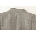 YENKYE Spring Autumn Women Patchwork Elegant Blazer Long Sleeve Single Breasted Lace Hem Peplum Outerwear