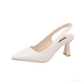 2025 Summer new pointed high heels Women's sandals Casual Shallow mouth shoe Fashion elegant ladies shoes Zapatillas Mujer ﻿
