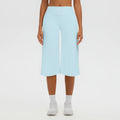 High Stretch Slack Capri Pants for Women's Fitness Sports Yoga Pants Summer Running Push Up Quick Drying Calf-Length Pants