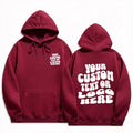 Custom Print Women Hoodie Sweatshirt Loose Long Sleeve Pullover, Personalized DIY Streetwear Hooded Top Autumn Daily Outfit