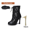 DKZSYIM Latin Dance Shoes Women Red Black Ballroom High Top Jazz Shoes Ladies Men's 5-11cm Heels Salsa Tango Dancing Shoes