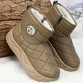 Leisure style women's ankle boots, with a three-dimensional quilted design, trendy street-style boots, women's casual boots