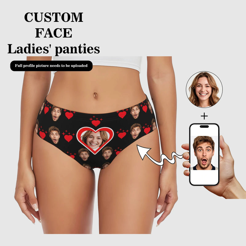 Customized personalized facial photo lingerie for women  Valentine's Day gift lingerie breathable and comfortable