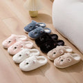 Womens Fuzzy Cat Slippers Winter Warm Cozy Indoor House Shoes With Soft Non Slip EVA Sole Cute Animal Design For Home Use