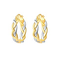 Original 2026 S925 Sterling Silver Zircon 18K Gold Lining Vintage Hoop Earrings for Women Birthday Party Wedding Gift Jewellery