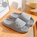 New Summer Women Slippers Bath Thick Platform Non-Slip Home Cat Cartoon Flip Flops Beach Sandals Ladies Slides Indoor Outdoor