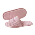Cotton Casual Home Slippers for Women 2026 Designer Open Toe Slides House Soft Light Summer Elegant Shoes Ladies Flats One Size